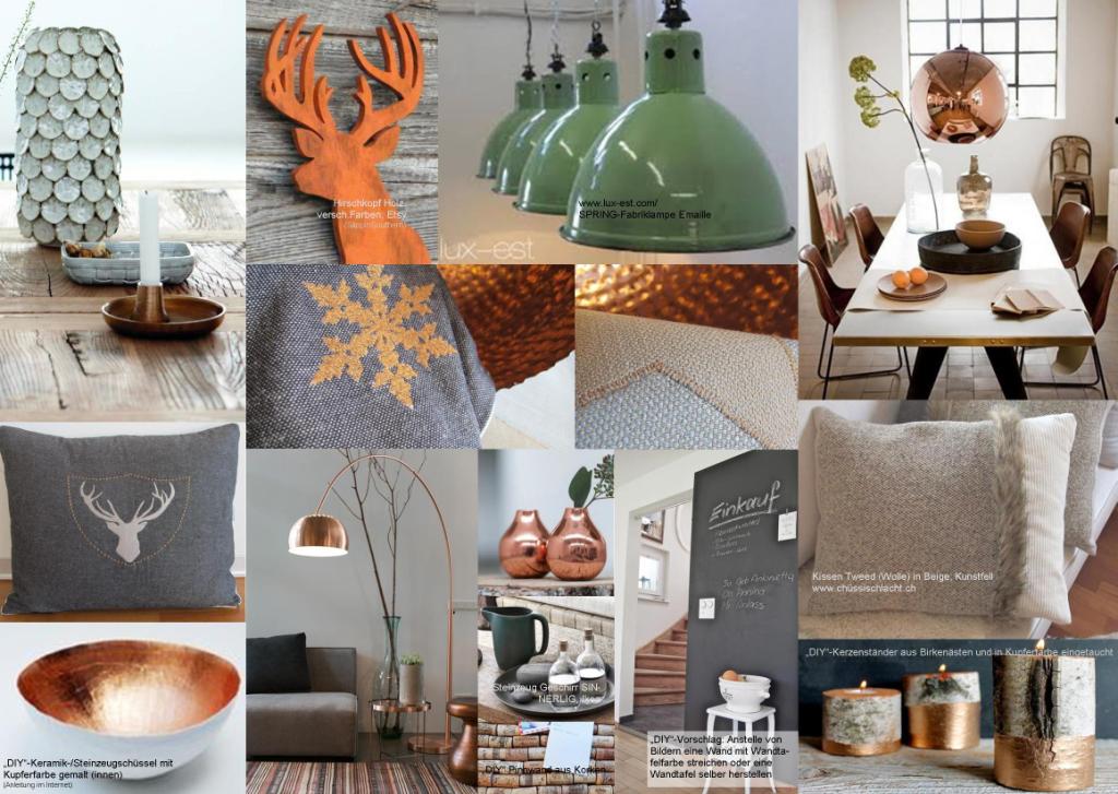 Trendfarbe Kupfer - die chüssischlacht-"Vision" >>>hier gehts zur Kissenauswahl